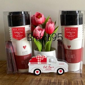 Rae Dunn Valentine travel cups